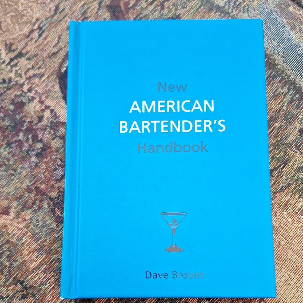 Blue American Bartender's Handbook